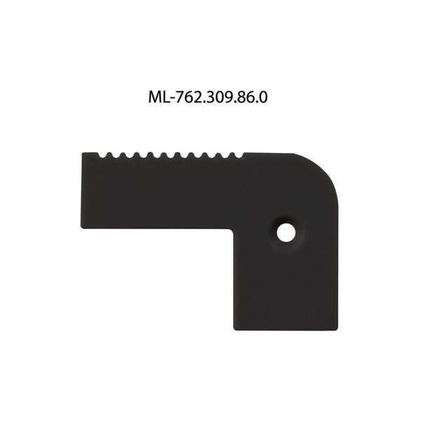 End cap for BE without hole, black color, 1 pc image 1