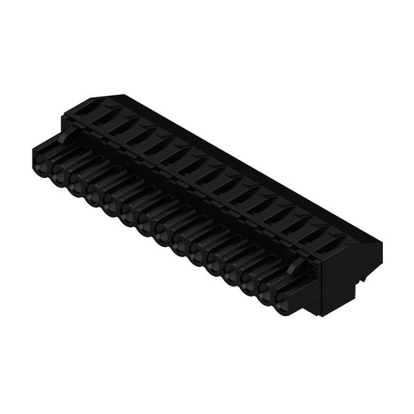 PCB plug-in connector, female plug, 5.00 mm, Number of poles: 15, 270°, Clamping yoke connection, Clamping range, max. : 4 mm², Box image 2