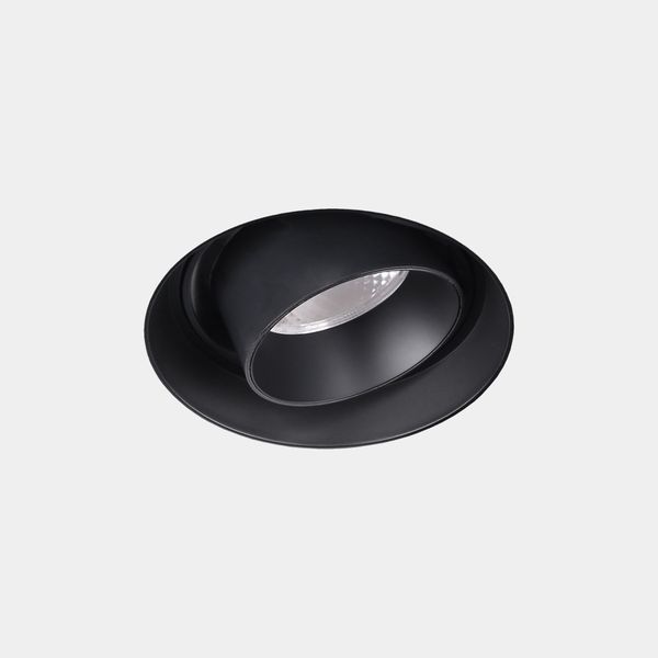 Downlight Play Snoot Round Adjustable Trimless 12W LED warm-white 3000K CRI 90 44.1º Black IP23 1250lm image 1
