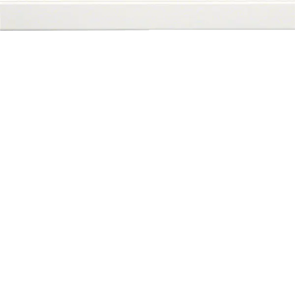 Door bypass duct with 2 chambers PVC SL 17x52mm cream white image 1