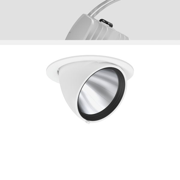 GOLAS maxi, 35 W, 4400 lm, 935, white, on/off Recessed projectors, D 1 image 2