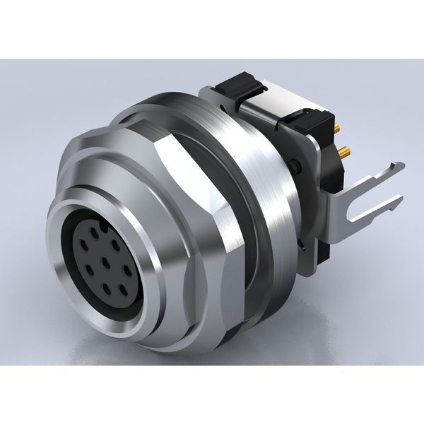 Built-in plugs, M8, Mounting thread: M 12, Number of poles: 8, Strand / cable length: image 1