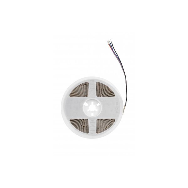 COB RGB LED Strip 24V, 10mm, 840LED, 16W/m, gel-free, 2x0.15m cable image 1