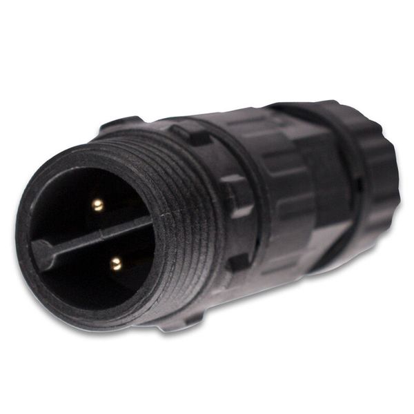 Connector - fork, IP67, soldering, M16, 2-pin image 1