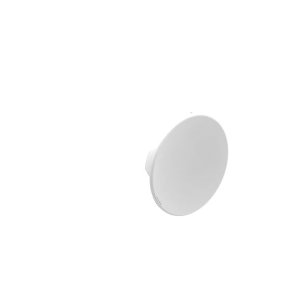 Flush cap for spring-return actuators, white image 1