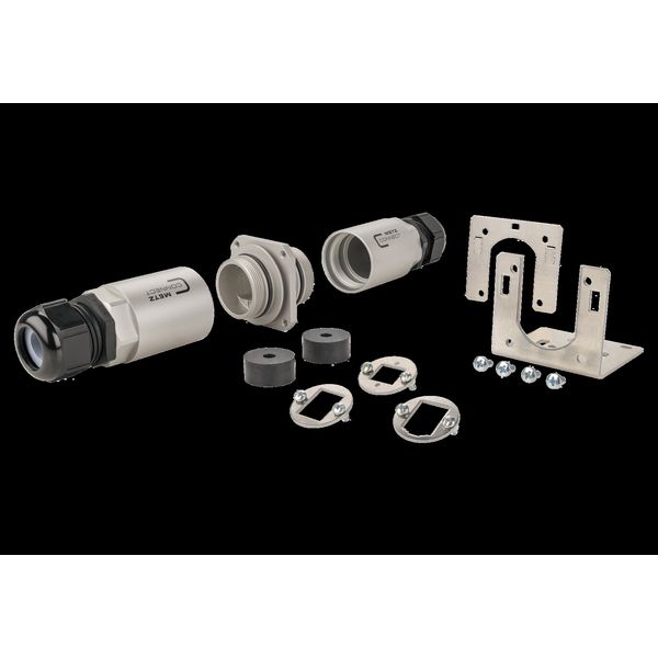 MCO IP69k Protective housing for outdoor use, set with mounting bracke image 1