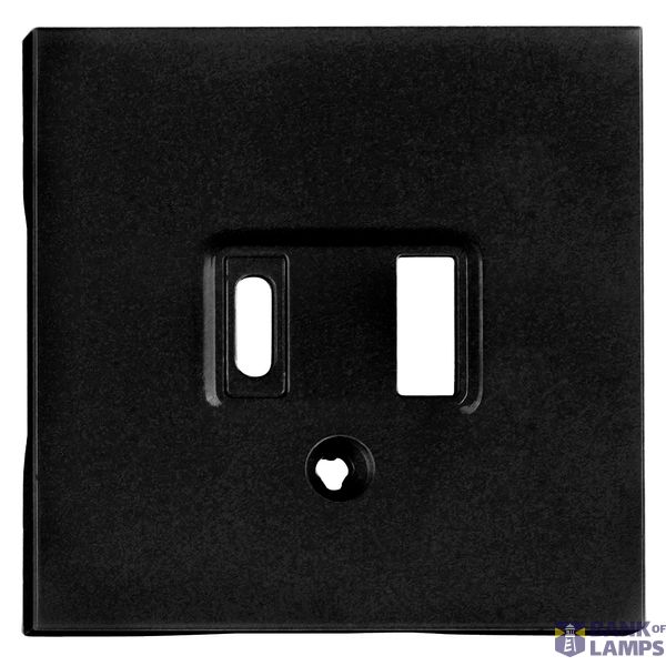 USB Type A+C Charging Port Cover, Black image 1