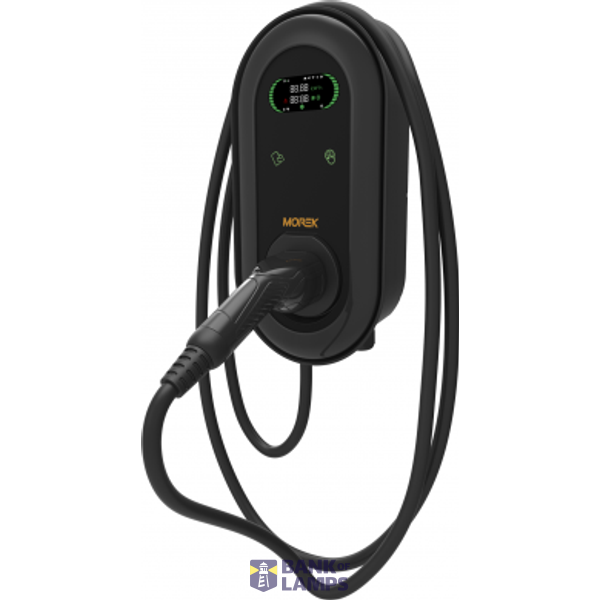 EV 22kW network charger, 3.8" LCD display, LAN, WiFi, RFID and Type 2 socket image 1