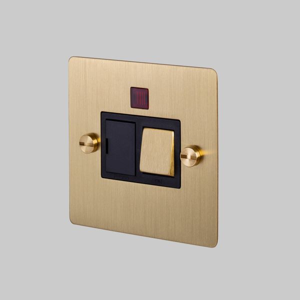 SWITCHED FUSED SPUR / BRASS image 1