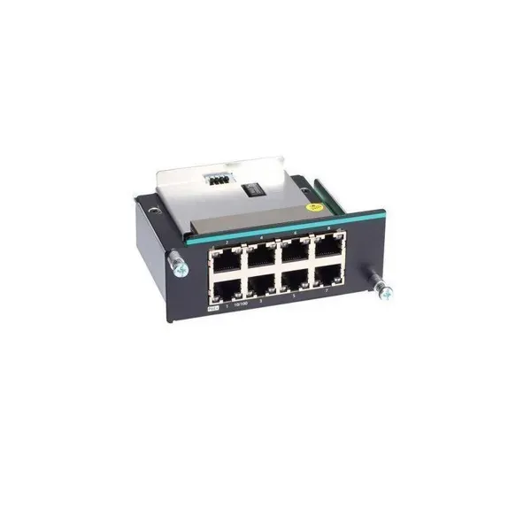 MOXA – IM-6700A-8POE – Fast Ethernet PoE module with 8 100BaseT(X) PoEPoE ports (for IKS-6728A-8PoE Ser image 1