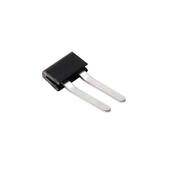 Cross-connector (terminal), when screwed in, black, 24 A, Number of poles: 2, Pitch in mm (P): 5.10, Insulated: Yes, Width: 10.14 mm image 1