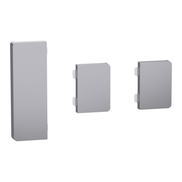 Push button, KNX, Merten System Design, 3gang, rockers, stainless steel image 1