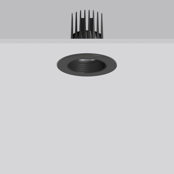 HELEDON mini, 29 W, 2950 lm, 940, black, on/off Recessed downlights, D image 1