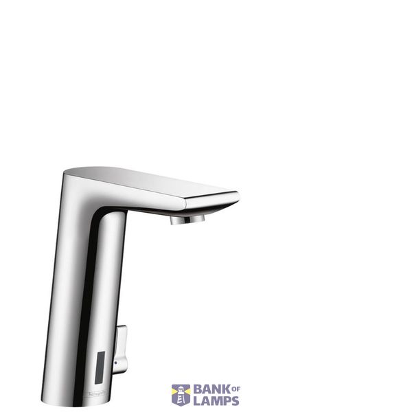 Metris S electric sink mixer 6V, with temperature control, chrome image 1
