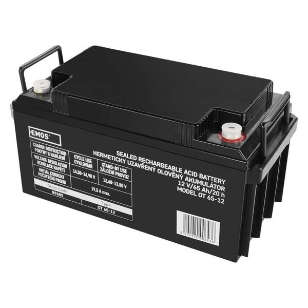 SLA battery 12V 65Ah M8 image 1