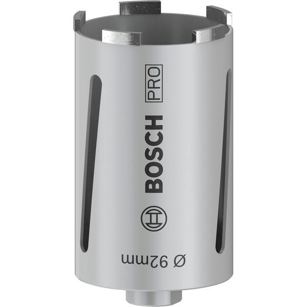 Diamond dry core cutter G 1/2" 92 mm, 150 mm, 5 segments, 7 mm image 1