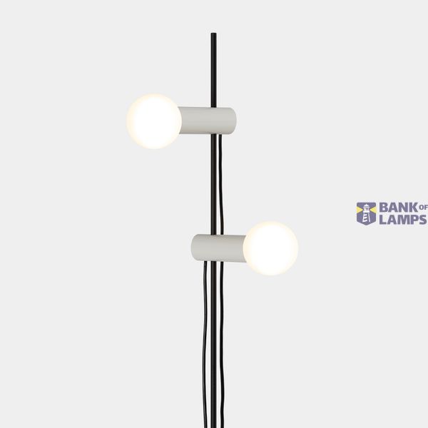 Floor lamp Nude E27 E27 30W Black image 1