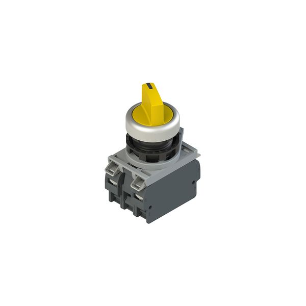 Complete unit with illuminated 4 positions selector, fixing adapter and contacts image 1