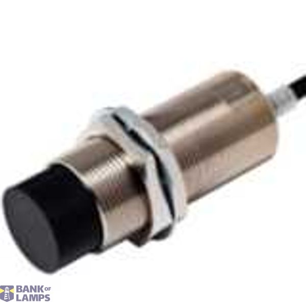Proximity sensor, inductive, nickel-brass, long body, M30, unshielded, image 1