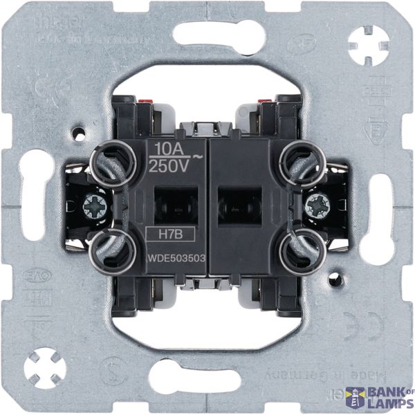 Series push button 2 S separated input terminal flush-mounted 10A image 1