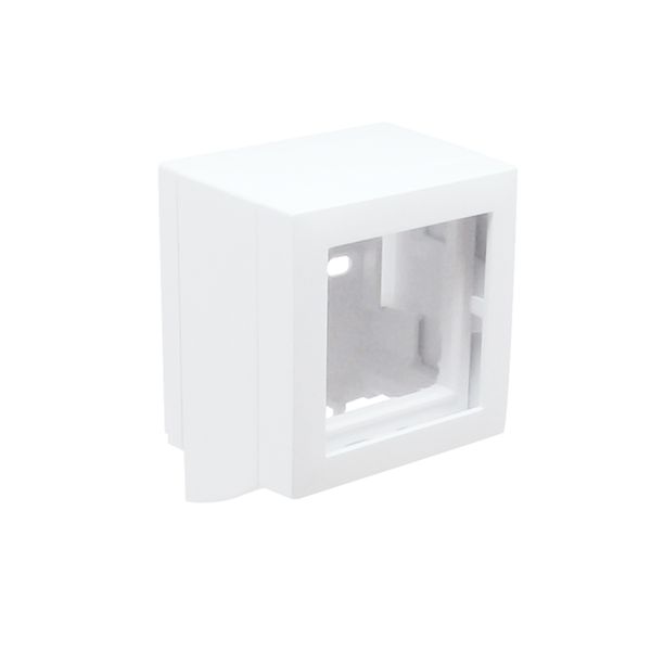 Q45 LATERAL ADAPTER F/12X7 TRUNKING WHITE image 1