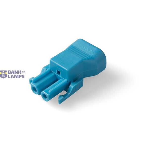 NBC22H1.S | Coupler 2-p socket, w/o 1-latch, blue image 1