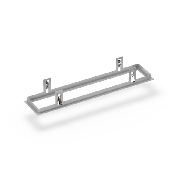 Recessed frame L 650 B 141 H 2 HEL 94 colour: silver image 1