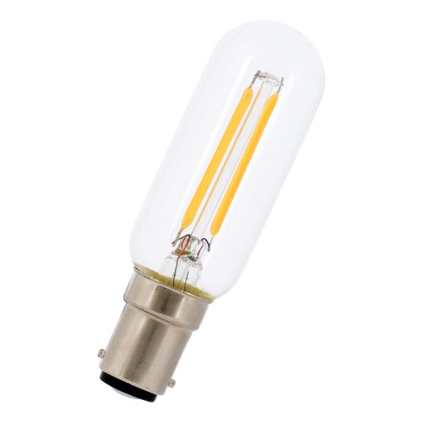 LED Filament T25X85 Ba15d 240V 2W 2700K Clear image 1