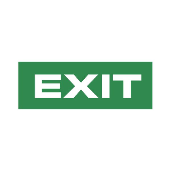 PANLUX Pictogram 240x75mm inscription "EXIT" image 1