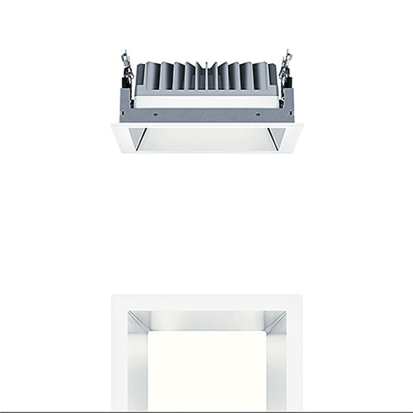 PANOS EVO Q190L 19W 830 LDO AL WH - LED ceiling-recessed luminaire image 1