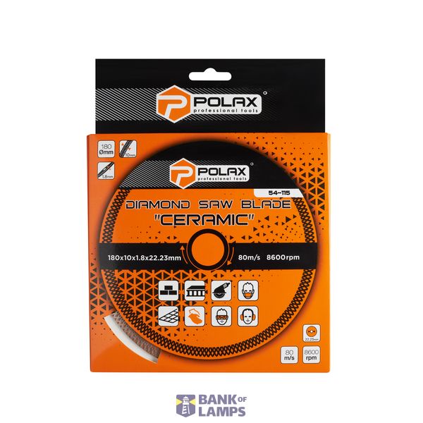 Diamond saw blade "Ceramic" 180x10x1.8x22.23mm image 3