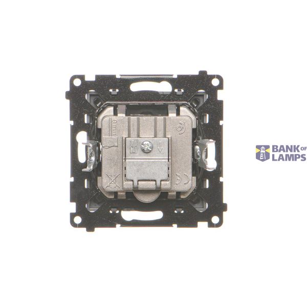 Double angled cover for ITC socket for Keystone, (module), cream white/electro white image 1