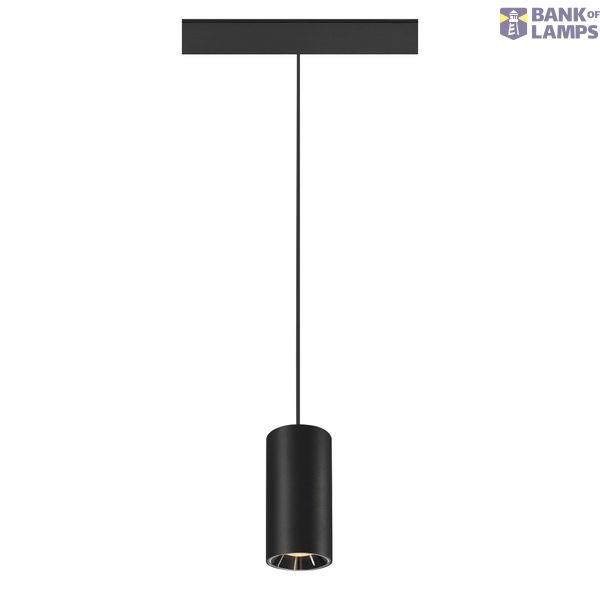 NUMINOS® S 48V TRACK DALI, pendant light, black / chrome, 16W, 1050lm, 3000K, CRI90, 40° image 2