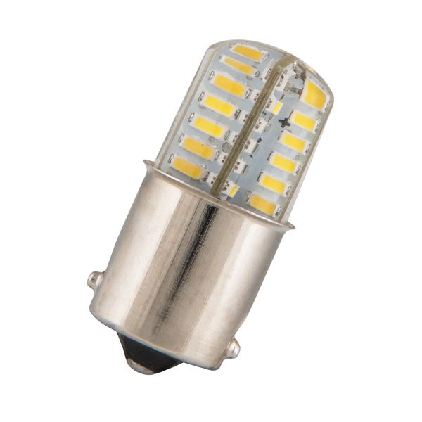 LED Ba15s T15X36 24V AC/DC 1.8W CW image 1