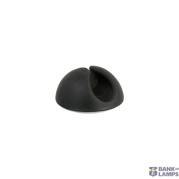 Self-adhesive cable holder UKSO-1, 1xØ9mm, color: black image 1