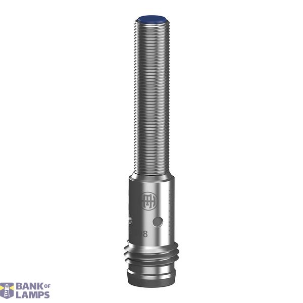 miniature inductive sensor cylindrical M5 Sn 0.8 mm M8 connector (CT à image 1