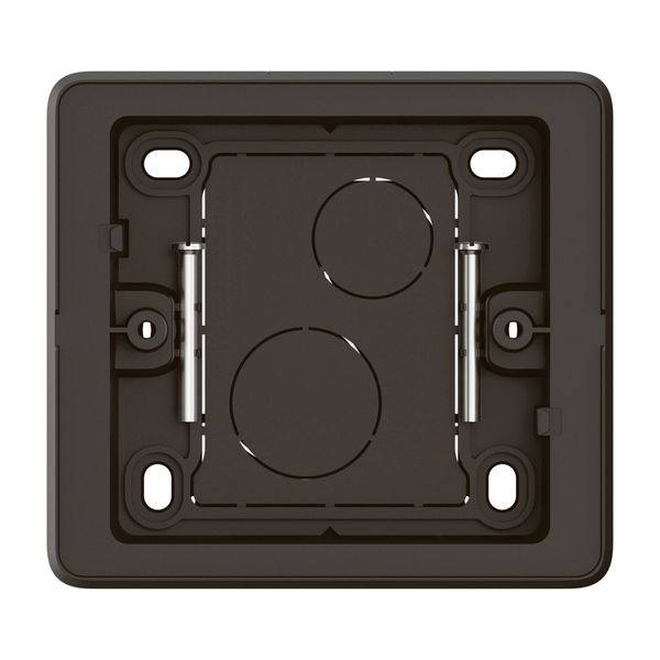 SURFACE MOUNTING BOX 1 GANG BLACK image 4