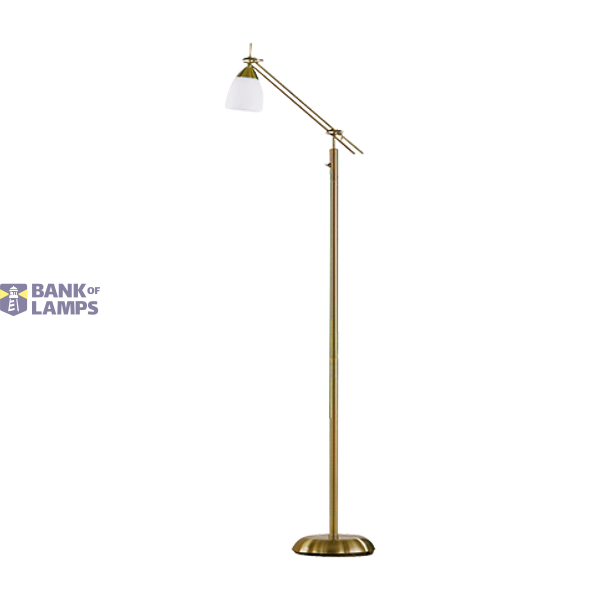 Icaro floor lamp E27 antique brass image 1