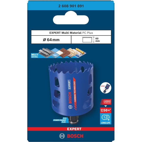 EXPERT Tough Material Hole Saw 64 mm image 3