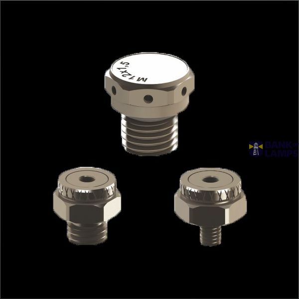 Ventilation plug, M8, stainless steel, 300 l/h, IP68 image 1