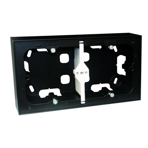 LOGUS 90 SERIES DOUBLE SURFACE MOUNT BOX BK image 1