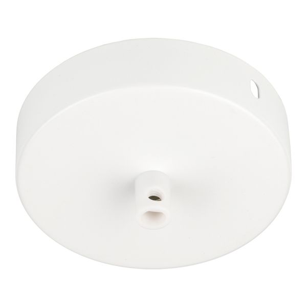Ceiling Cup Metal White + White Cord Grip image 3