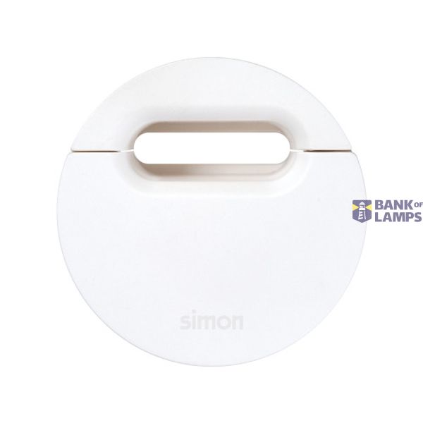 Furniture grommet (cable outlet), Simon 400 Flash 60, IP20, white, Mount. dimen.: Ø54mm image 1