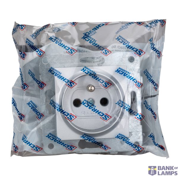 Pin socket outlet, cage clamps, silver image 6
