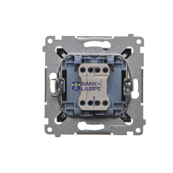 Triple frame, metal, Inox yin image 1