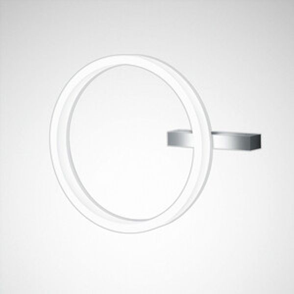 Wall-mounted Luminaire PolaronIQ W Diffuser White around ETDD 17W 2000lm Lambertian (L) IP40 IK05 3 SDCM image 1