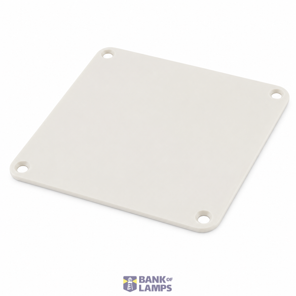 Square Junction Box Lid 80x80 IP30 image 1