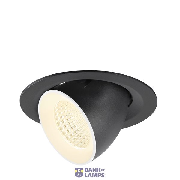 NUMINOS© GIMBLE M, recessed ceiling light, 4000K, 55ø, bl/wh image 1