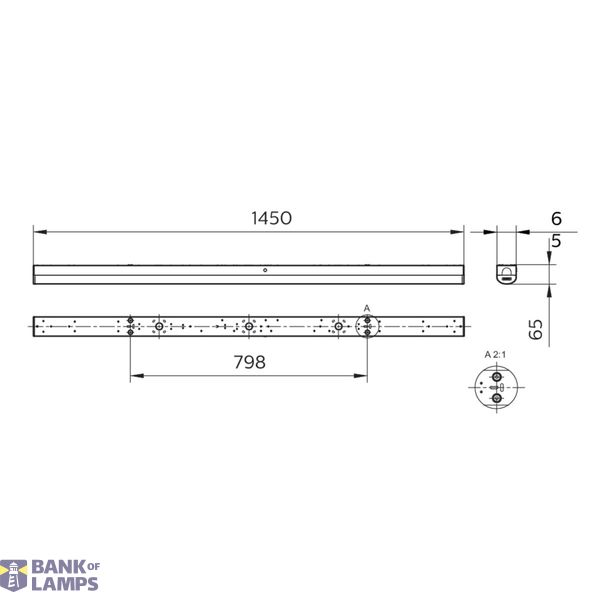 BN126C LED80S/840 WIA L1500 image 2