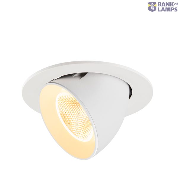 NUMINOS© GIMBLE L, recessed CL 3000K, 20ø, IP20, round, wh image 1